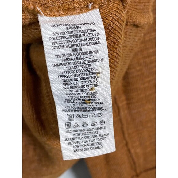 Free People Don't Forget Me Sweater Top Women sz Medium Mocha Brown We The Free - Picture 8 of 14